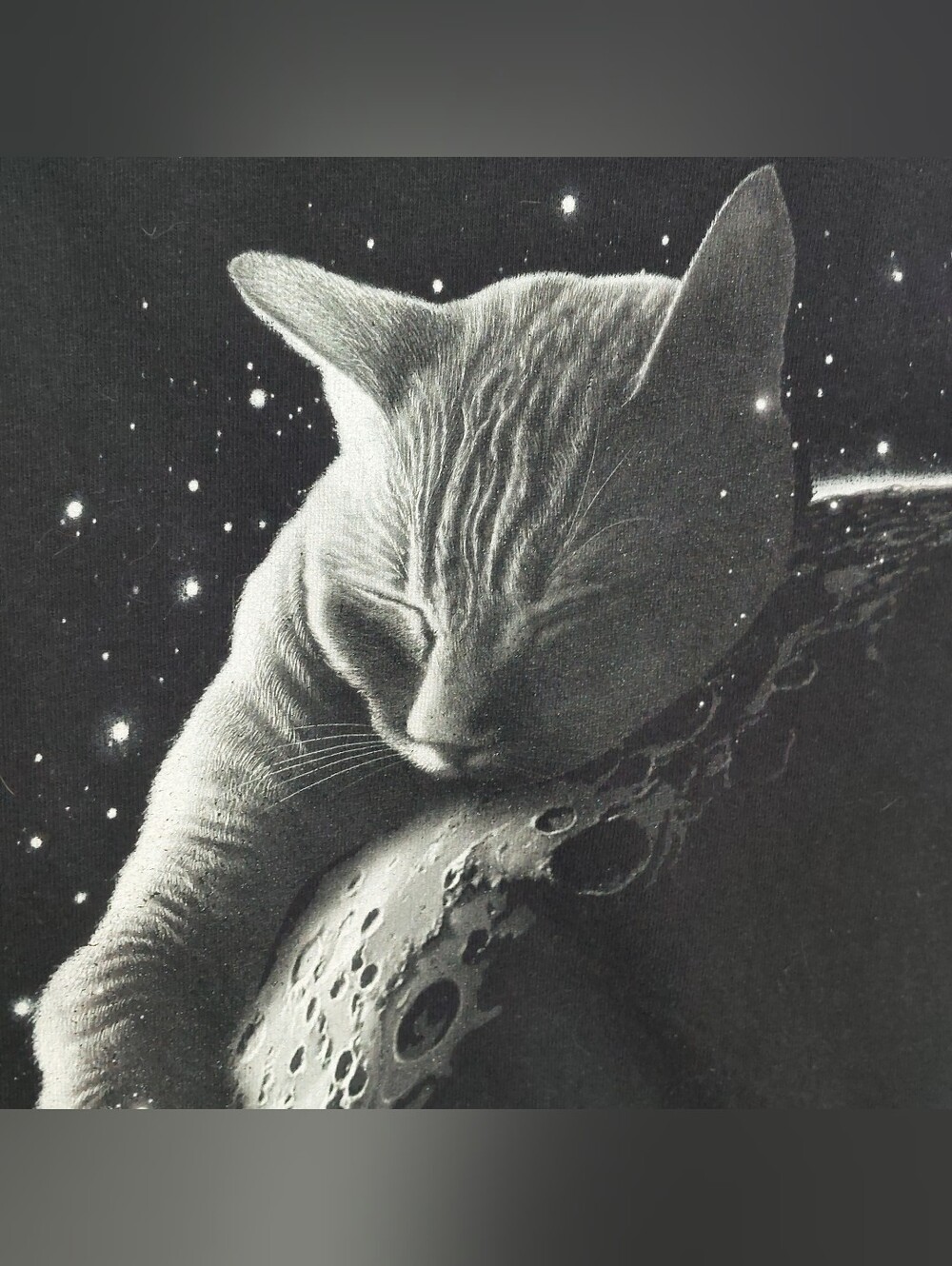 Cat On Moon Graphic T - Picture 4 of 5